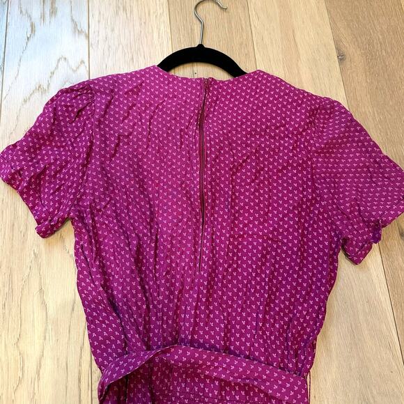 Vintage Jane Schaffhausen Belle France Pink Dress – Women’s Small - Picture 5 of 10